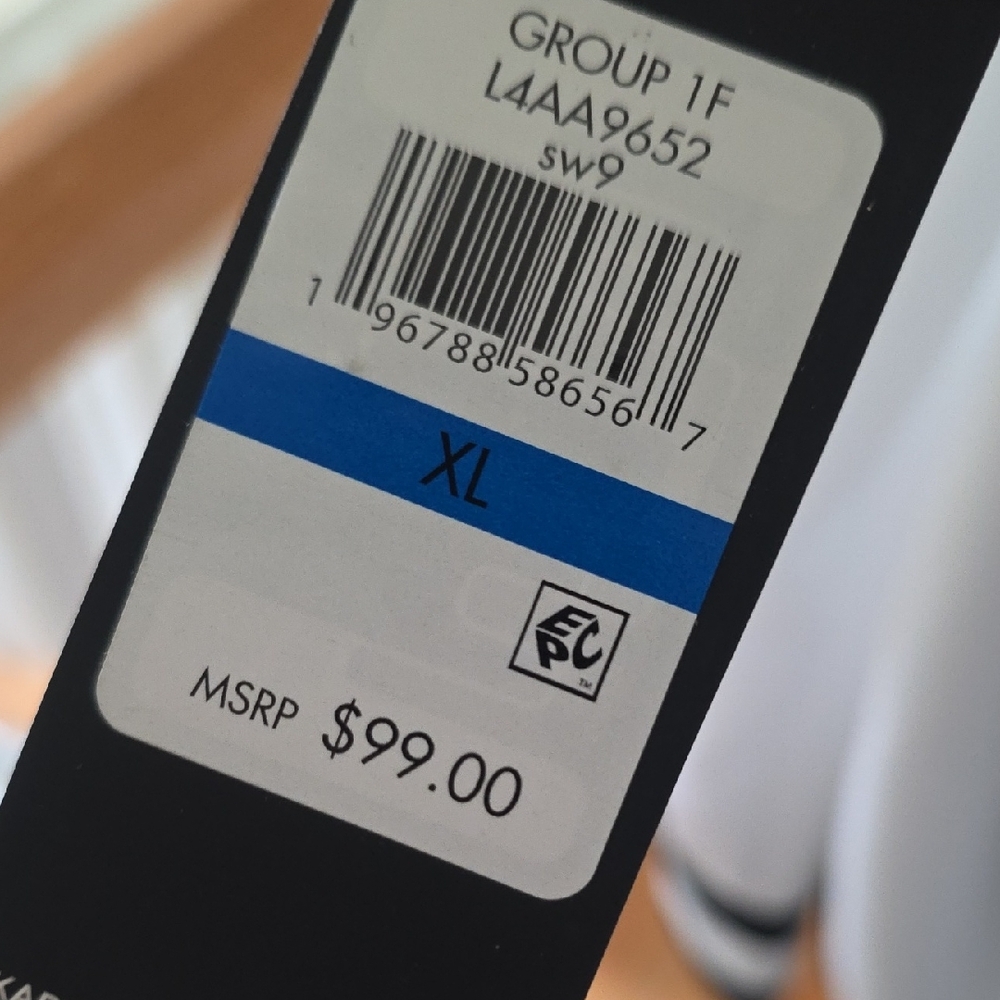 NWT- Karl Lagerfeld Black and White Top - Picture 4 of 7